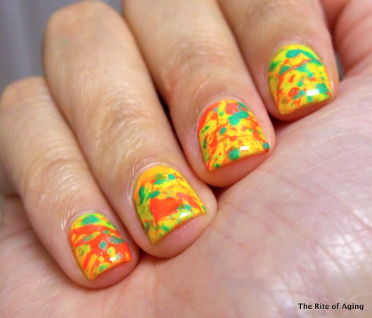 Happy Neon Splatter | The Rite of Aging