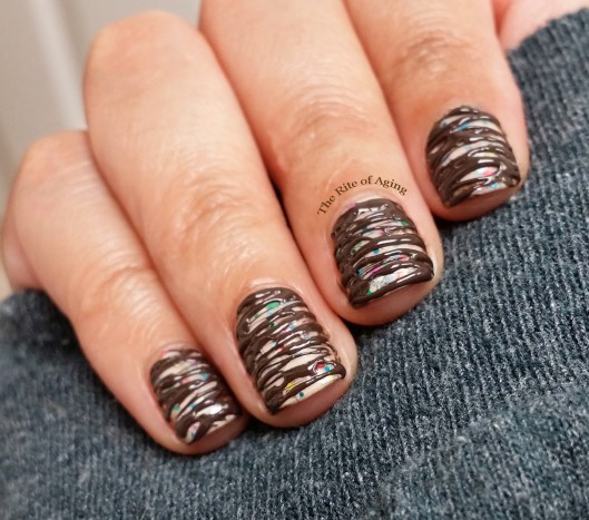 Chocolate Frosting Sugar-Spun Nail Art | The Rite of Aging