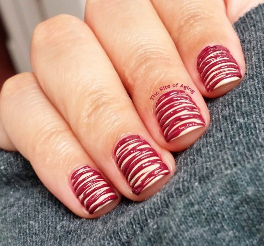 Raspberry Cheesecake Sugar-Spun Nail Art | The Rite of Aging