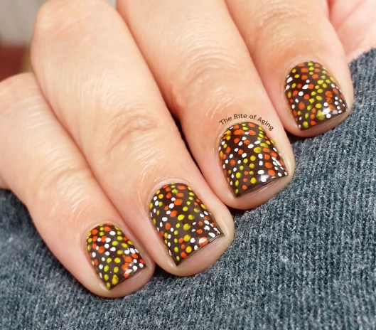 #OMD3NAILS - Polka Dot Dotillism Nail Art | The Rite of Aging