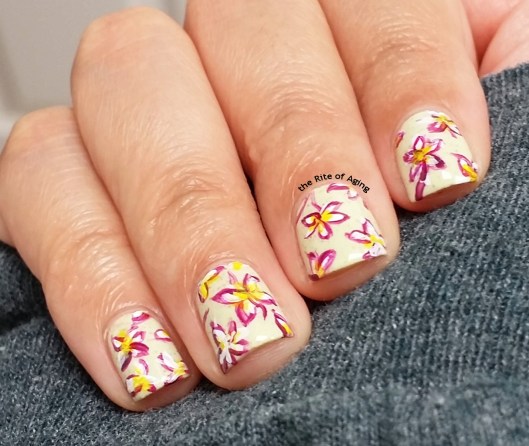 #OMD3NAILS - Freehand Irises Nail Art | The Rite of Aging