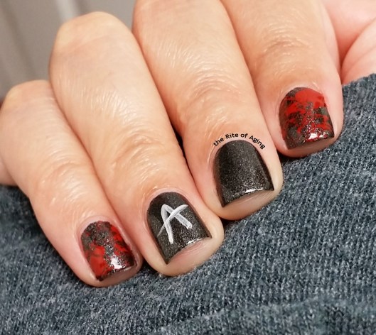 #RedCoatTuesday - Pretty Little Liars Finale Nail Art | The Rite of Aging