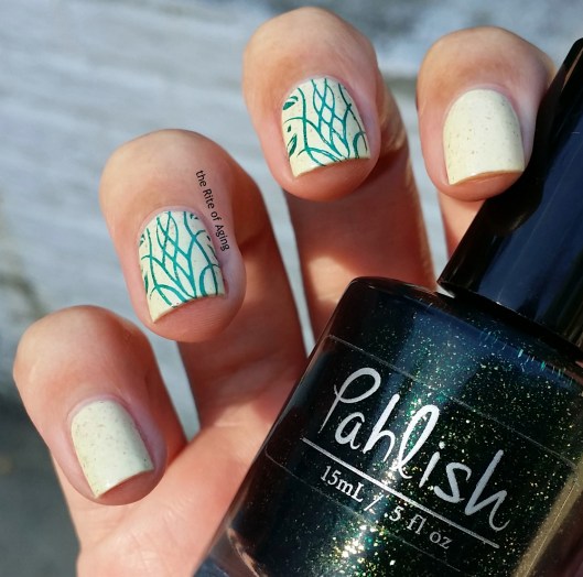 #31DC2015 - Delicate Stamping #nailart with #Pahlish | The Rite of Aging