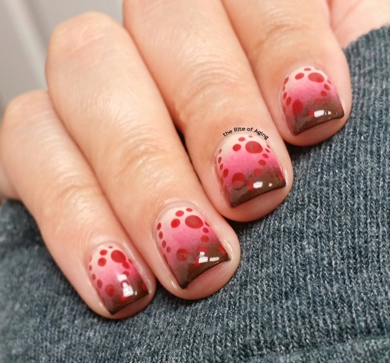 #31DC2015 - Polka Dots Dotillism #nailart | The Rite of Aging