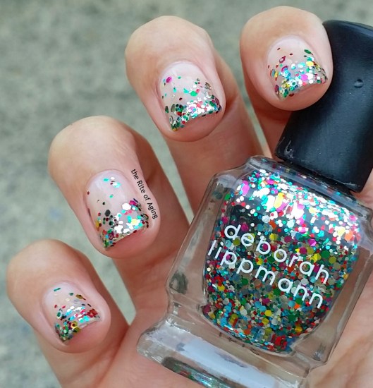 #31DC2015 - Glitter Gradient Nail Art | The Rite of Aging