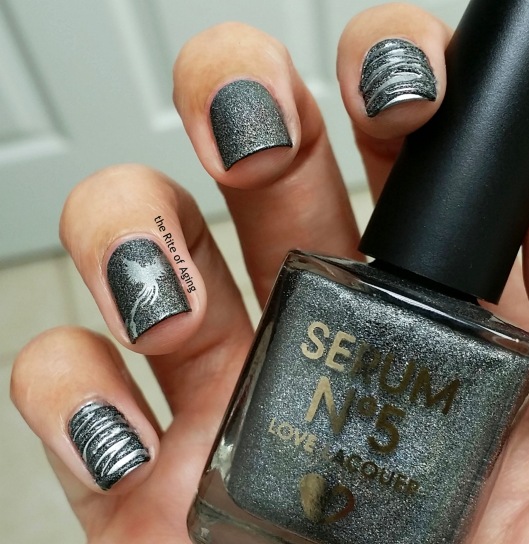 #31DC2015 - Phoenix Stamp and Sugar-Spin Nail Art | The Rite of Aging