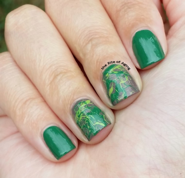 #31DC2015 - Green Splatter Recreation | The Rite of Aging