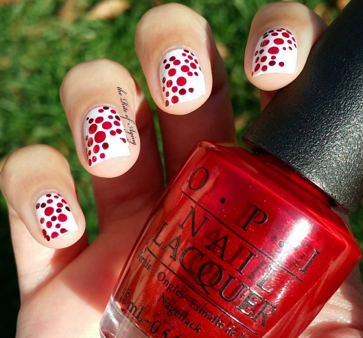 CYNA 12 Days of Christmas - Candy Cane Dotticure Nail Art and Video Tutorial | The Rite of Aging