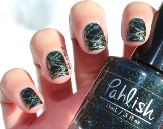 Metallic Double Stamping Nail Art | The Rite of Aging