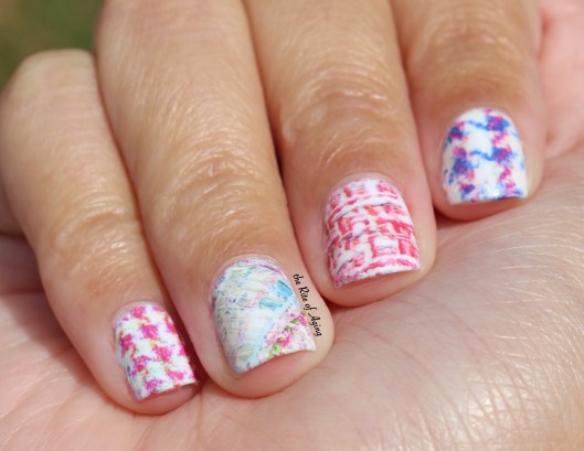 Born Pretty Store Full Nail Water Decal Review in Plaid