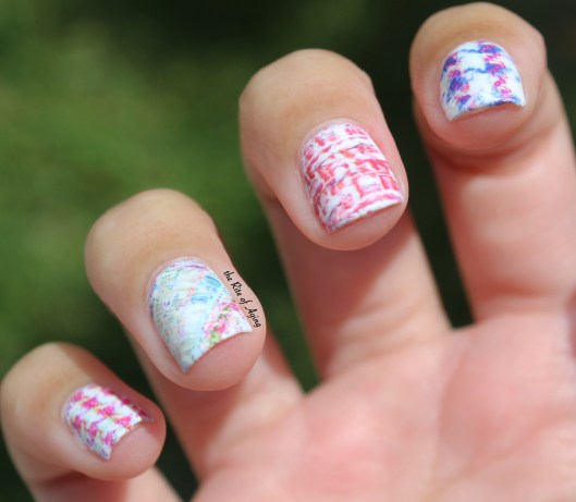 Born Pretty Store Full Nail Water Decal Review in Plaid