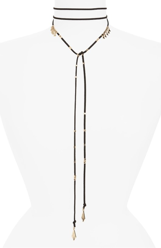 the Rite of Aging...Early's Best of Nordstrom Half Yearly Sale: BP Faux Suede Beaded Wrap Necklace