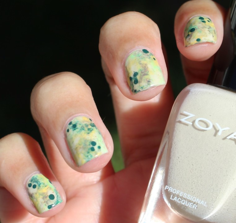 31 Day Nail Art Challenge (September 2017-#31DC2017) Fellowship of the Rings Inspired Watercolor Nail Art