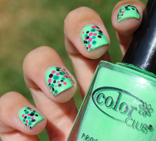 31 Day Nail Art Challenge (September 2017 - #31DC2017) Confetti Style Polka Dot Dotticure