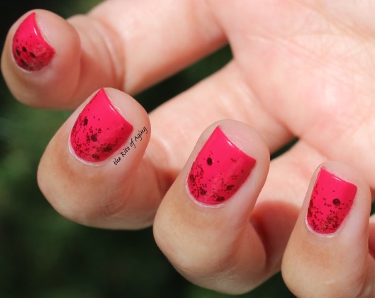 31 Day Nail Art Challenge (September 2017-#31DC2017) Pink Glitter Gradient Nail Art