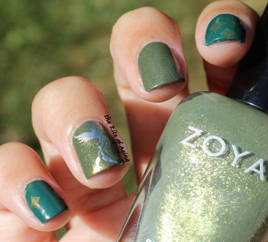 31 Day Nail Art Challenge (September 2017-#31DC2017) Inspired by the Supernatural Double Stamping Nail Art