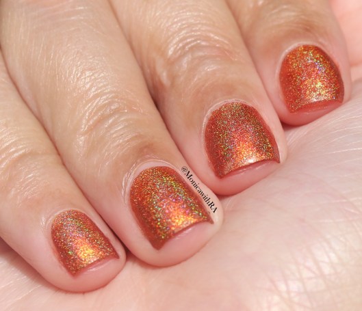 Born Pretty Store Holographic Nail Polish: Pumpkin Carriage Review