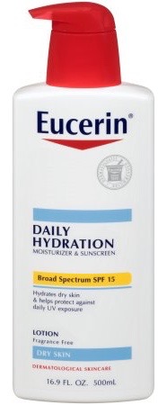 Best Sunscreens for Summer 2018 | the Rite of Aging...Early (Eucerin Daily Hydration with SPF)