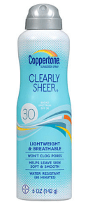 Best Sunscreens of 2018 | the Rite of Aging...Early (Coppertone Clearly Sheer)