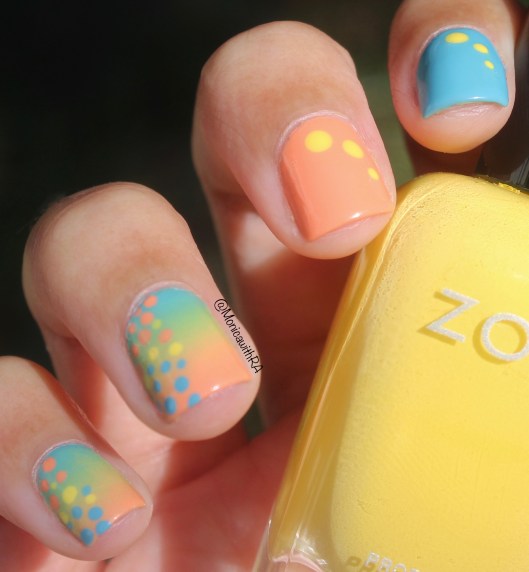 #31DC2018 (31 Day Nail Art Challenge) Gradient Nail Art ft. Zoya Nail Polish