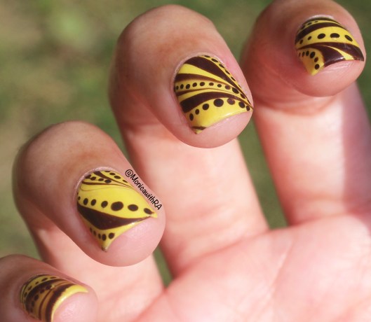 31 Day Nail Art Challenge (#31DC2018) Watermarble and Dotticure Nail Art ft. Zoya and OPI Polishes