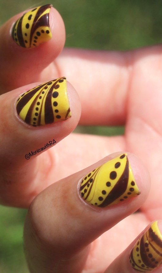 31 Day Nail Art Challenge (#31DC2018) Watermarble and Dotticure Nail Art ft. Zoya and OPI Polishes